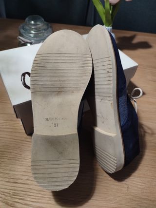 Zapatos comunión niño azul
