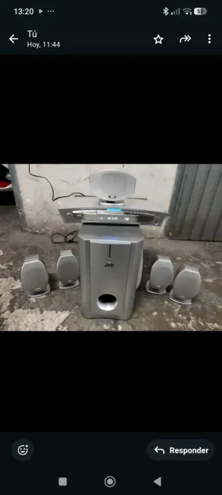 Home Cinema JVC Gris/Plata