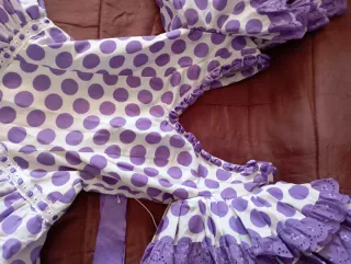 VESTIDO LUNARES FERIA -ROMERIA Mujer Talla S-M