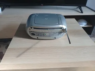 Reproductor CD Sony MP3 USB Radio Plata/Azul