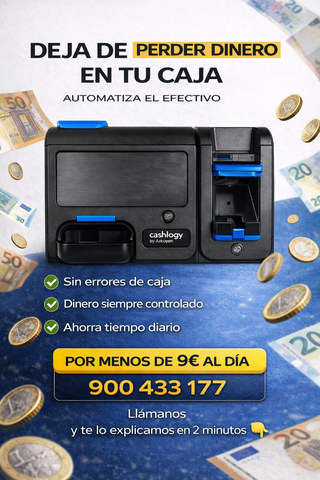 Cajón de cobro automático Cashlogy