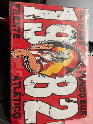 Placa Fondo Sur Atlético 1982
