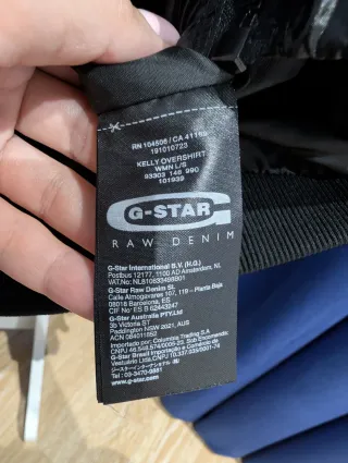 Chaqueta Bomber G-Star RAW Negra Talla M