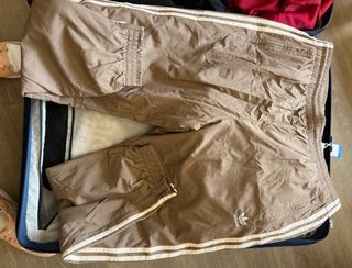 Set Sportivo Originale Adidas Marrone e Bianco