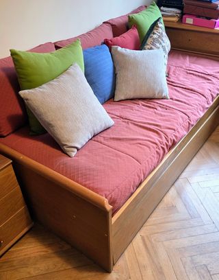 Cama nido madera maciza buen estado 90x190 cm