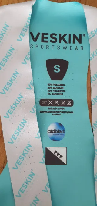 Conjunto Ciclismo Veskin sin usar ,Bomberos.