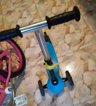 Patinete infantil 3 ruedas azul