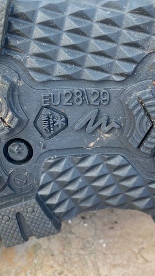 Botas de Nieve Niños Quechua Azul talla 28/29