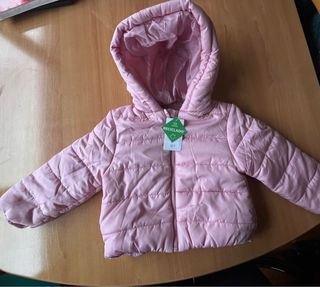 Abrigo rosa 12/18 meses nuevo