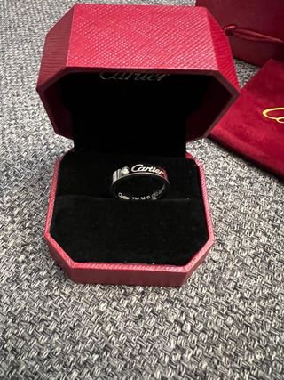 Anillo Cartier Gris Oro