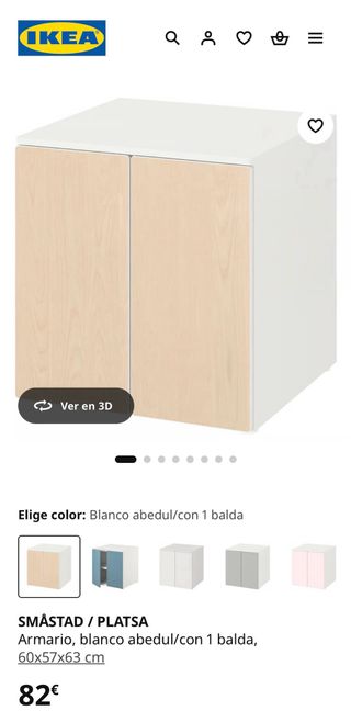 Armario IKEA SMÅSTAD / PLATSA