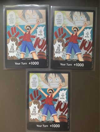 One Piece Pack de 3 DON OP01 Romance Dawn