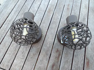 Aplique de pared con diseño de esfera