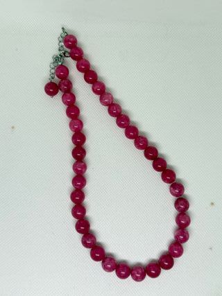 Collar Rodocrosita Rosa Natural