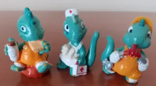3 personaggi Happy Dinos (1996)