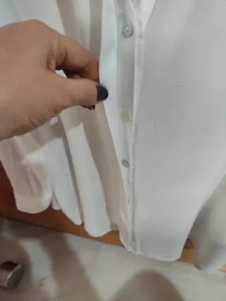 Blusa Cortefiel Blanca