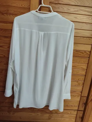 Blusa Cortefiel Blanca