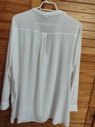 Blusa Cortefiel Blanca