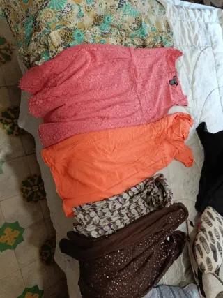 Lote 3vestidos blusa manga corta y larga