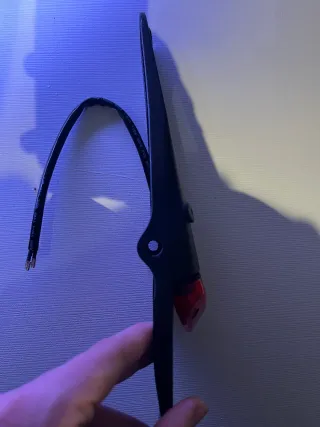 Portamatriculas corto moto LED rojo NUEVO