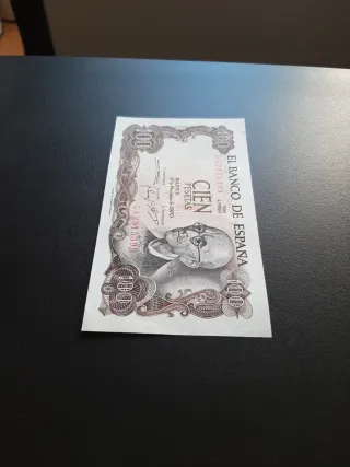 BILLETE DE 100 PESETAS DE 1970