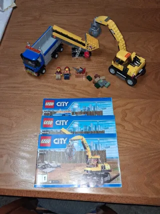 Lego City 60075 Camión y Excavadora