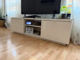 Mueble TV Blanco Brillo 160cm Ikea