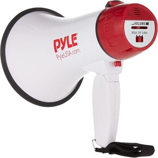 Pyle megafono, Portatil, 20V, Volumen ajustable, P