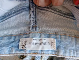 Shorts vaqueros desgastados