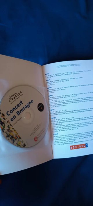 Libro francés CONCERT EN BRETAGNE + CD