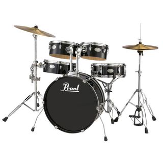 Pearl Rhythm Traveler + Paiste y Remo.