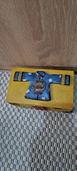 Caja joyero decorativa estilo chino/tibetano