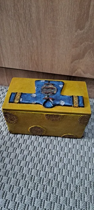 Caja joyero decorativa estilo chino/tibetano