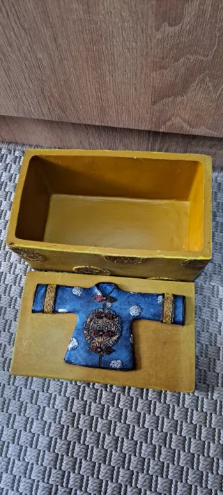 Caja joyero decorativa estilo chino/tibetano