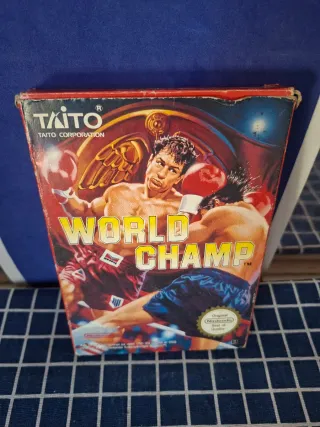 NES WORLD CHAMP ORIGINAL COMPLETO