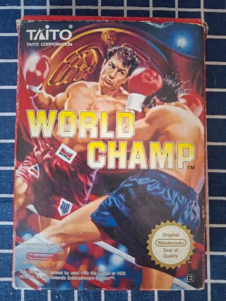 NES WORLD CHAMP ORIGINAL COMPLETO