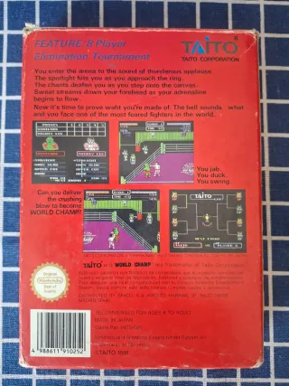NES WORLD CHAMP ORIGINAL COMPLETO