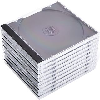 Hama CD-Leerhüllen 10 Stück (Jewel Case für CD/DVD