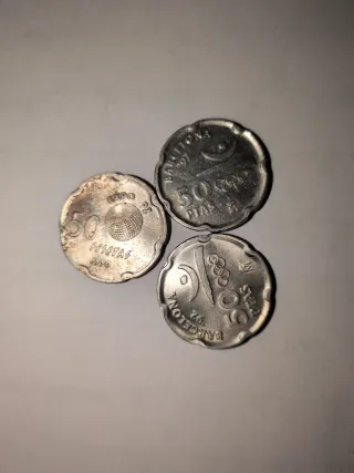 Monedas 50 Pesetas Barcelona 92 y Expo 90
