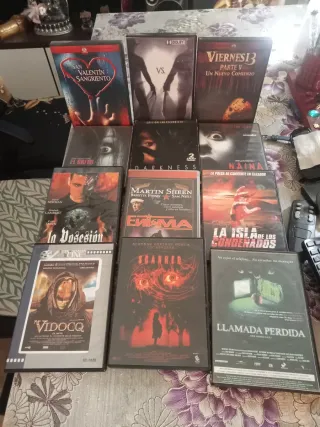 Lote de 10 Películas DVD Terror/Suspense,