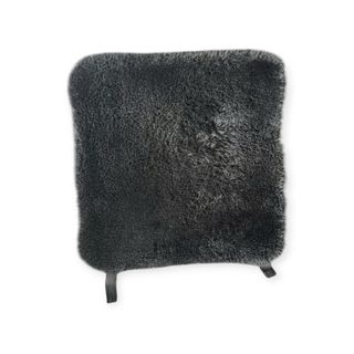 Cojín asiento coche pelo negro