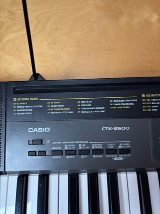 Teclado Casio CTK-2500