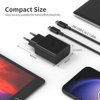 45W Cargador USB C Carga Rapida Enchufe Compatible