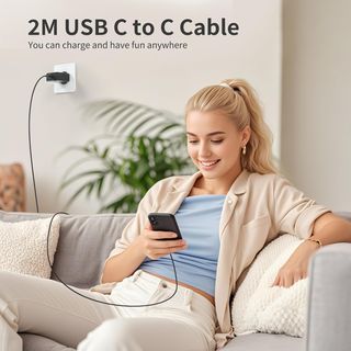 45W Cargador USB C Carga Rapida Enchufe Compatible