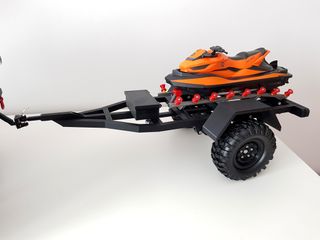 Remolque crawler escala 1/10. 3D