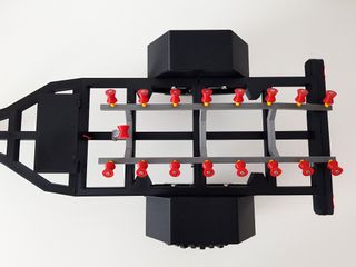 Remolque crawler escala 1/10. 3D