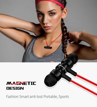 Auriculares Bluetooth, HENGKEXIN Magnéticos Casco