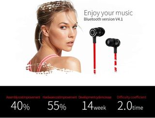 Auriculares Bluetooth, HENGKEXIN Magnéticos Casco
