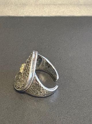 Anello Tibetano Argento e Oro