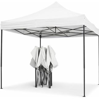 Cenador Plegable 2x2m Blanco/verde